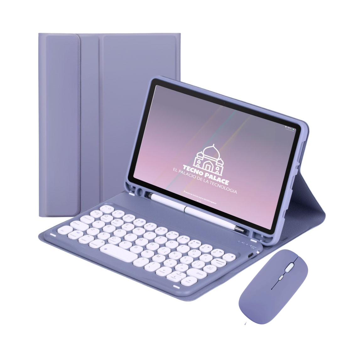 Funda Teclado 2.0 + Mouse Para Xiaomi Pad 7 - 11" Pulg-0