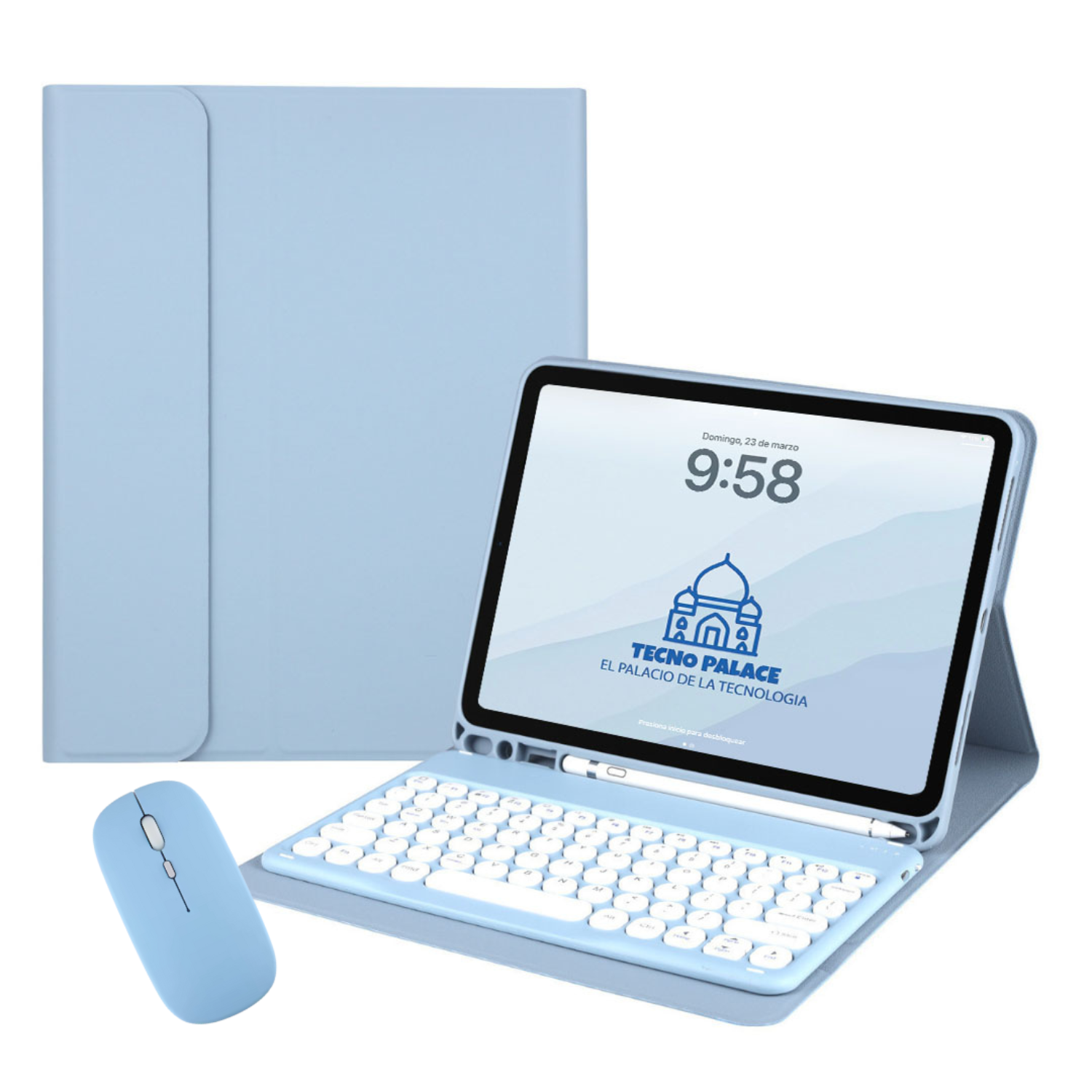 Funda Teclado 2.0 + Mouse Para iPad 10 Gen / 11 Gen (A16)-0