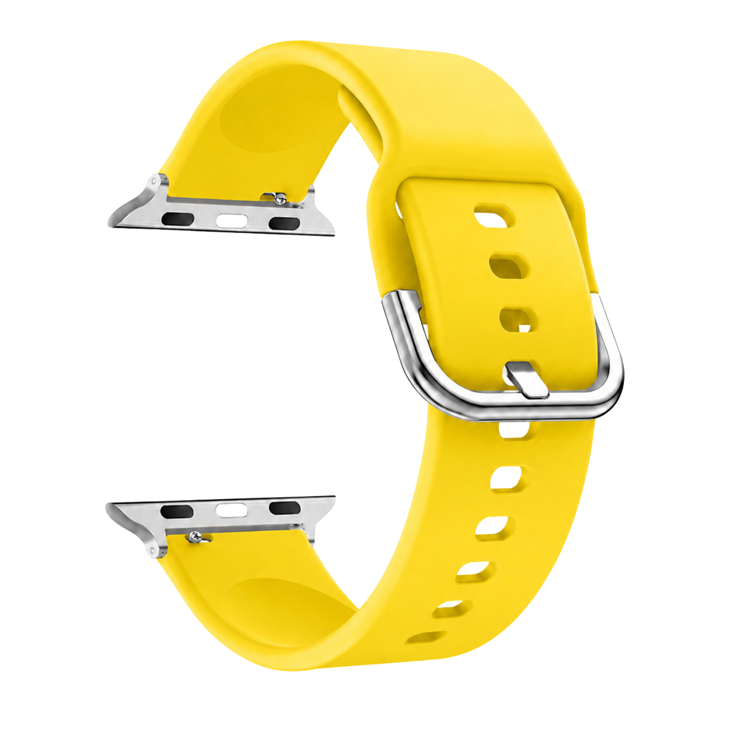 Correas Apple Watch Serie 12 - 42MM - Silicona Con Hebilla-0