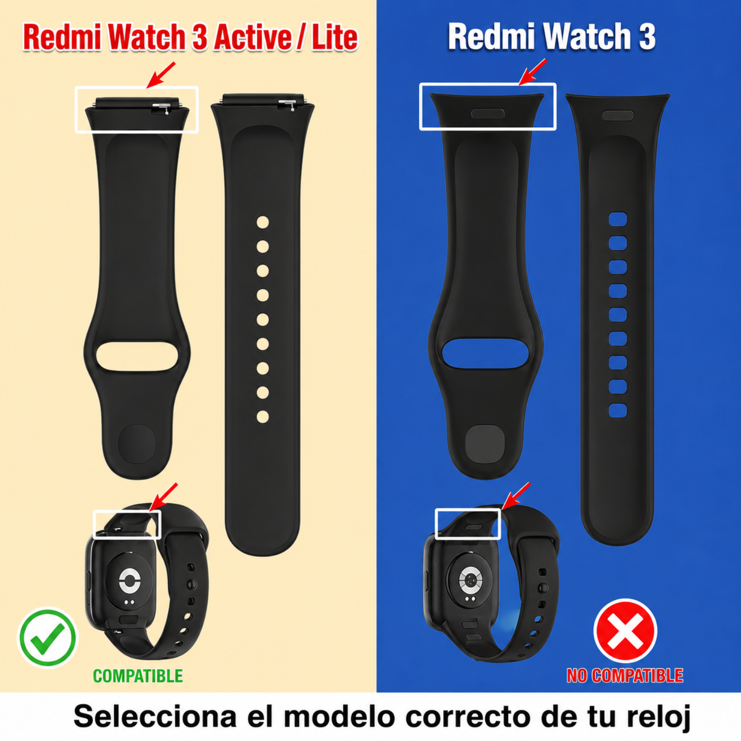Protector Para Redmi Watch 3 Active / Lite Abierto De Silicona-1