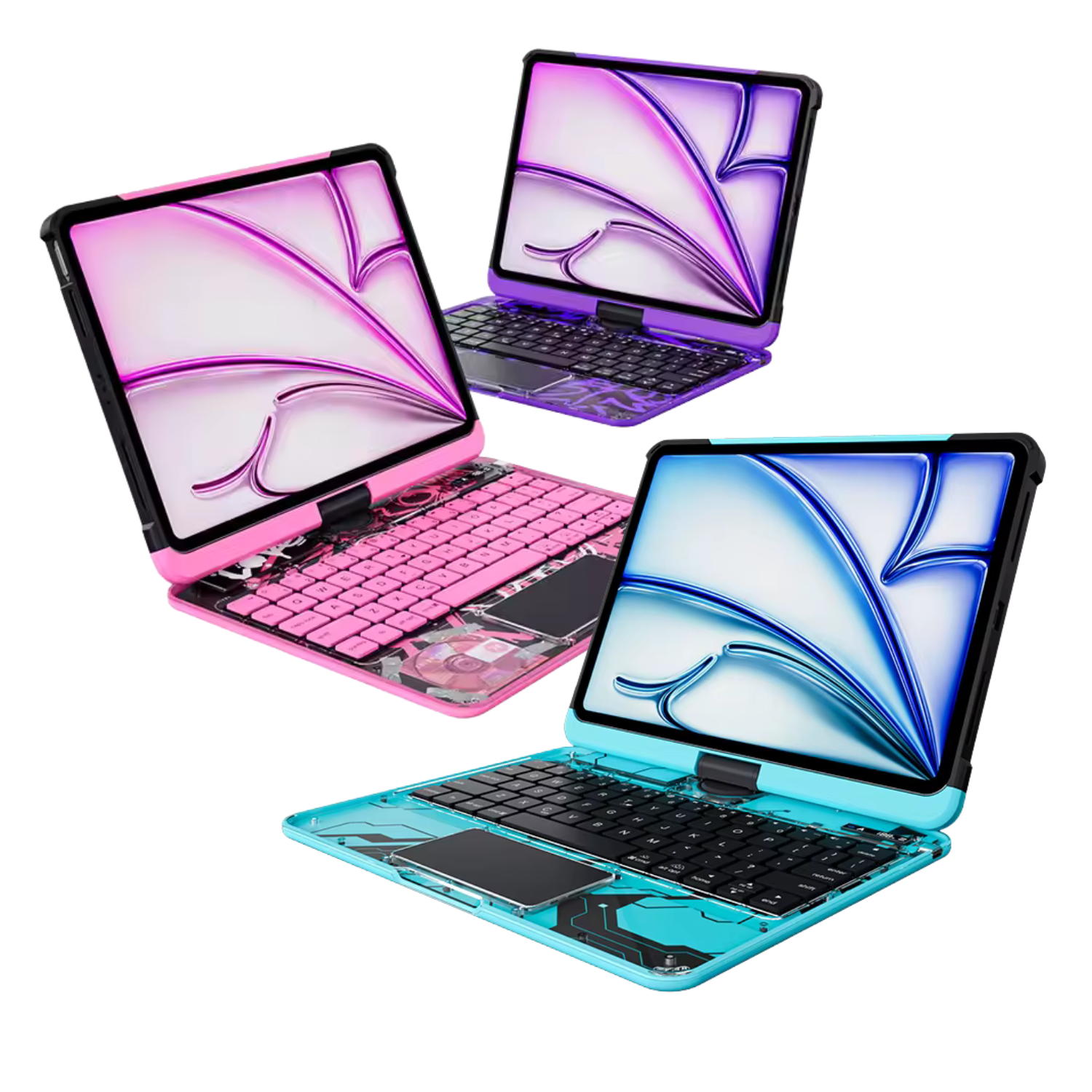 Funda Teclado Ciber 360 Para Ipad Pro11/Air4-5/New Air11-4
