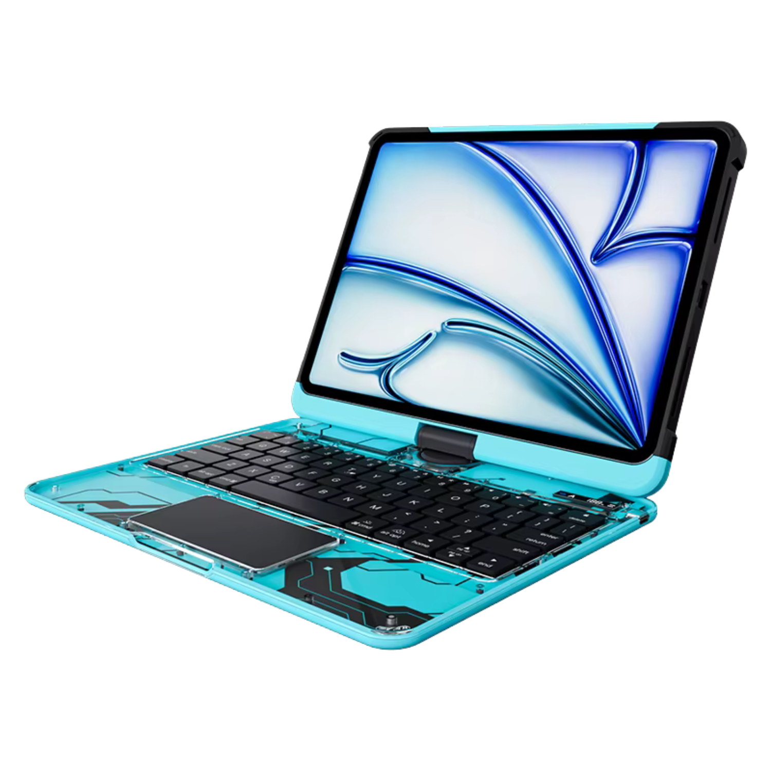 Funda Teclado Ciber 360 Para Ipad Air11 M2-M3/Pro11/Air4-5/-3