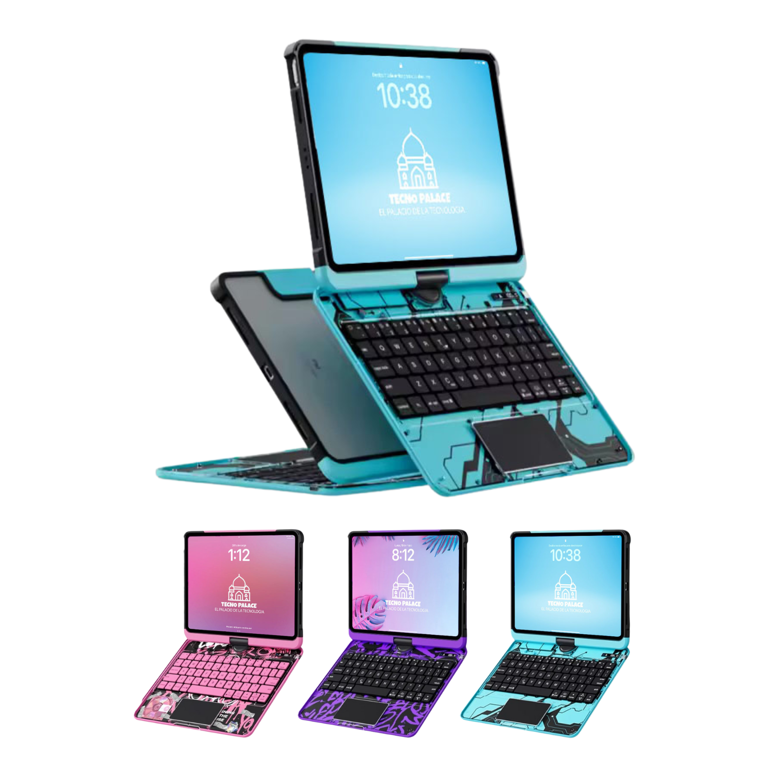 Funda Teclado Ciber 360 Para Ipad 10Gen / 11 Gen (A16)-3
