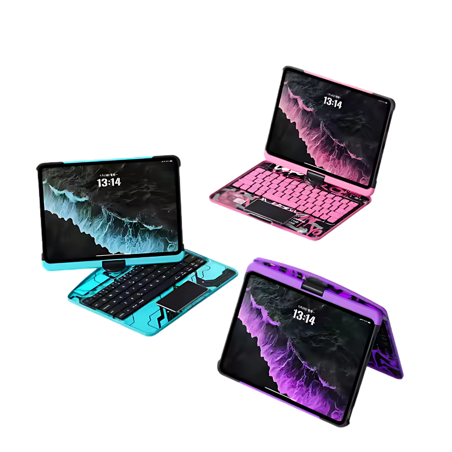 Funda Teclado Ciber 360 Para Ipad 10Gen / 11 Gen (A16)-4