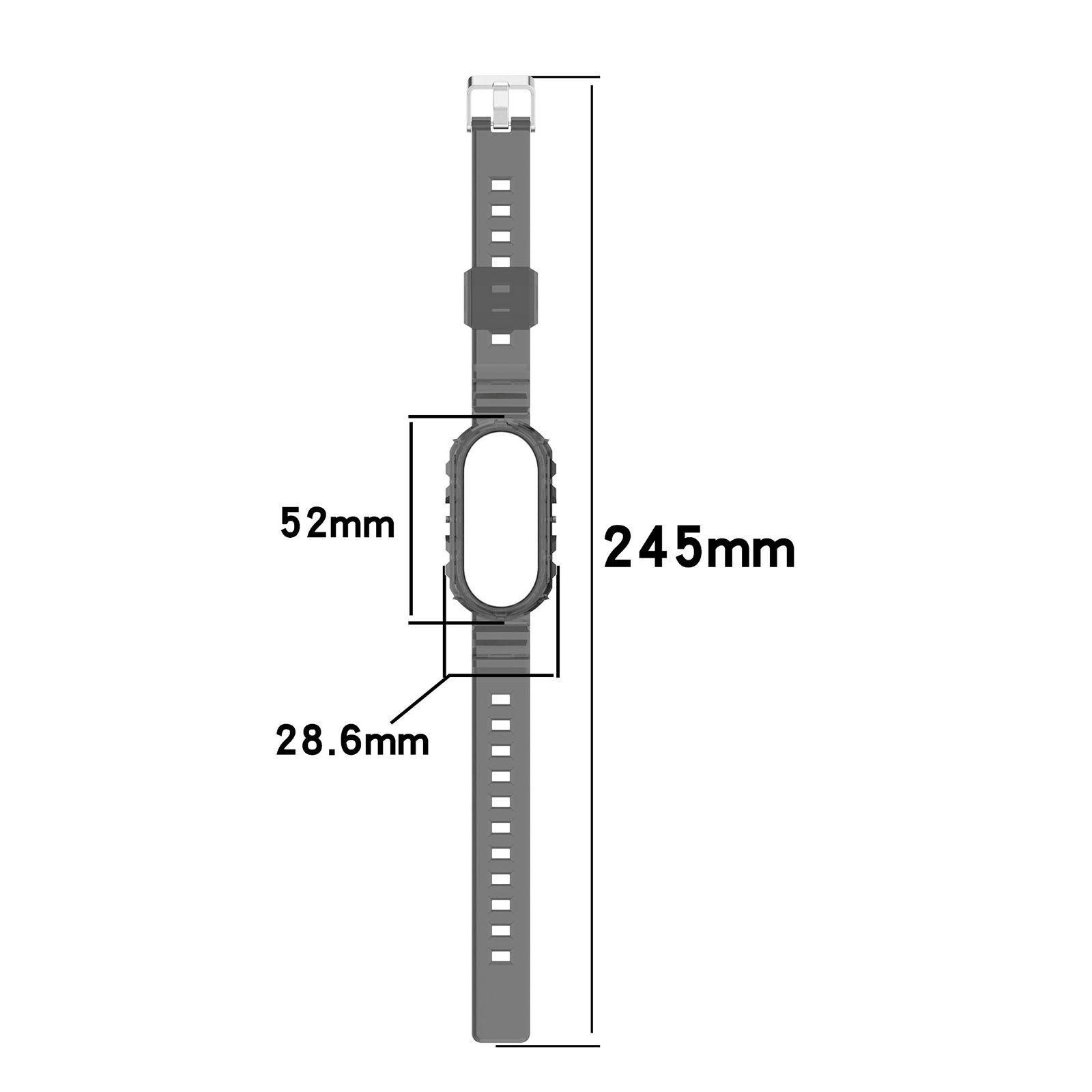 Correas Silicona Tpu Compatible Con Mi Band 8/9-4