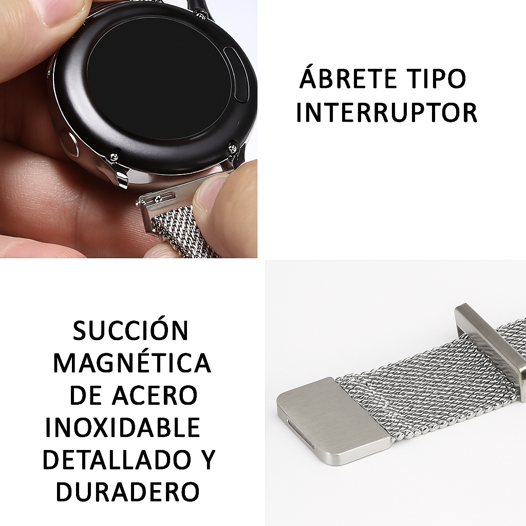 Correa Para Xiaomi Watch S5 - 46MM Milanessa-1