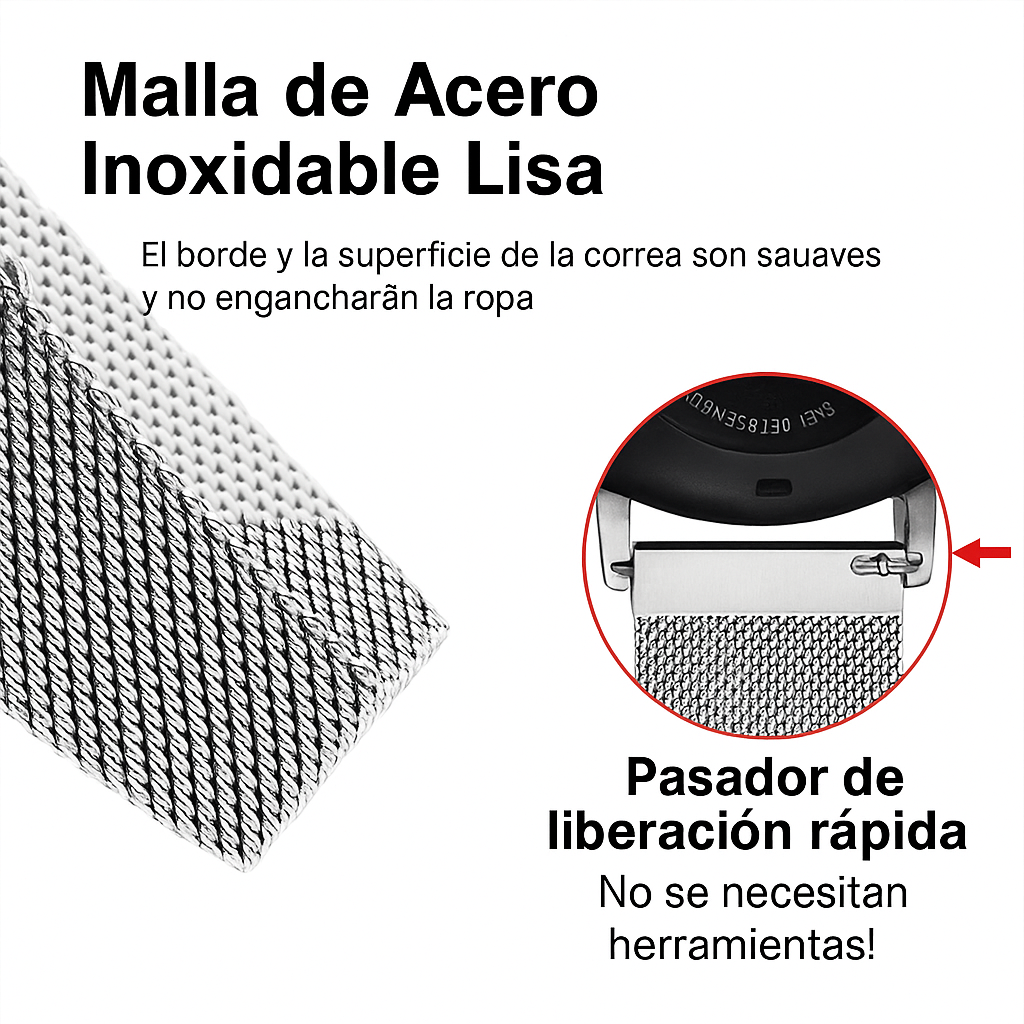 Correa Para Xiaomi Watch S5 - 46MM Milanessa-2