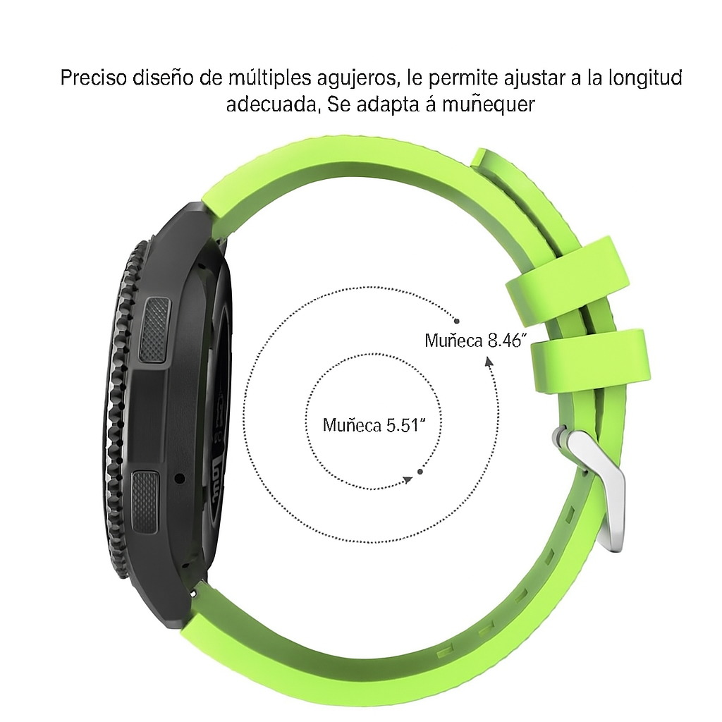Correas Xiaomi Mi Watch S4/S3/S2/S1 Silicona Clasica-5