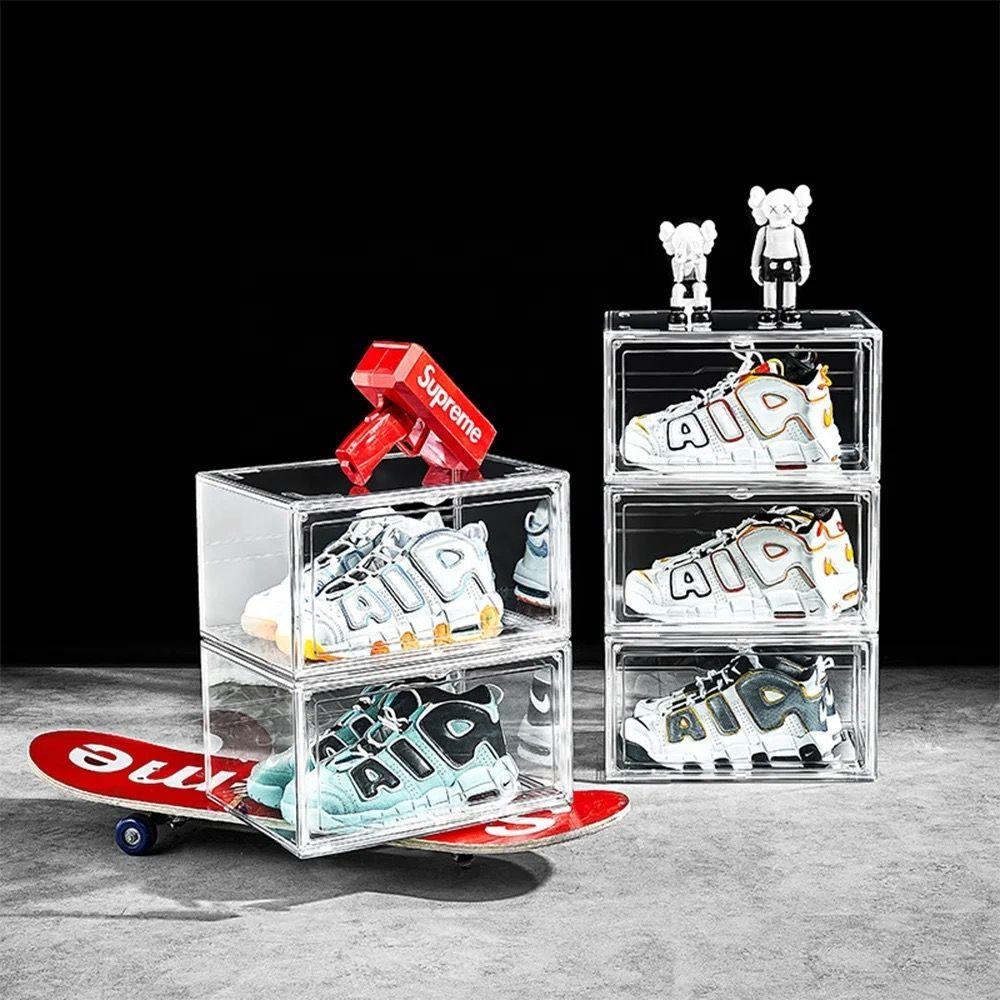 Cajas Organizadoras para Zapatos Armable 100 % Acrilicas-3