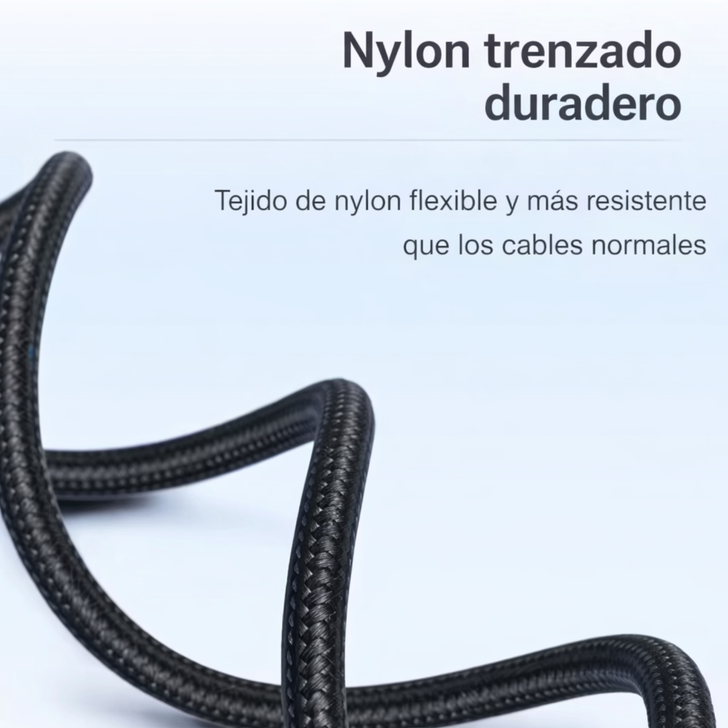 Cable Tranzado Tipo C a Tipo C para iPhone de 1mt-3