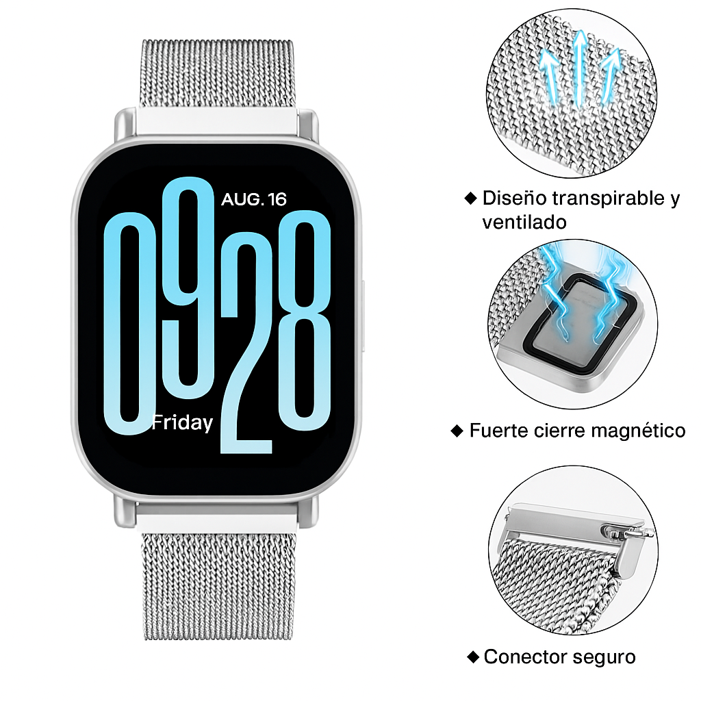 Correas Xiaomi Mi Watch S4/S3/S2/S1 Milanesa Loop-4