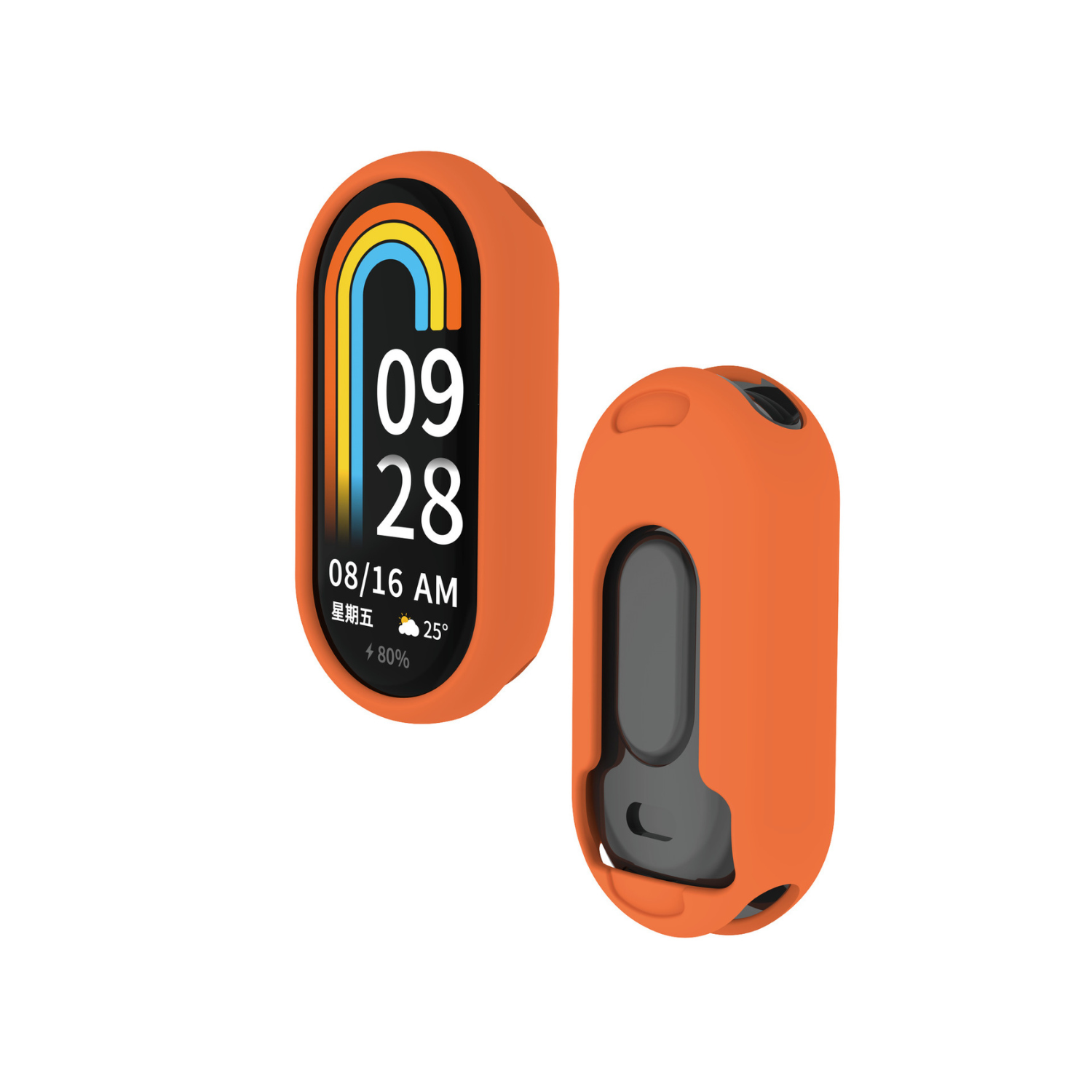 Protector Para Mi Band 8/9/10 Abierto De Silicona-3