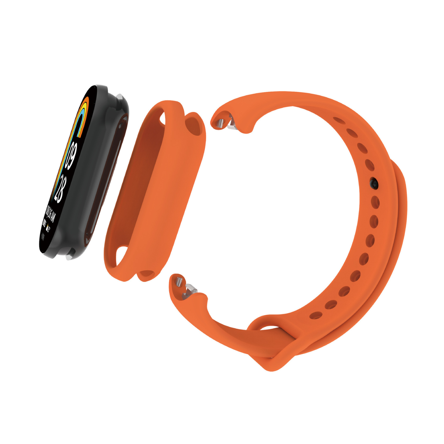Protector Para Mi Band 8/9/10 Abierto De Silicona-4