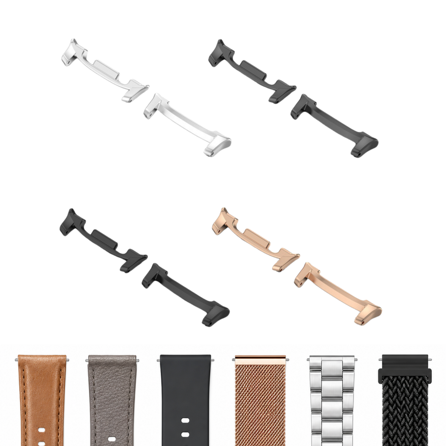 Adaptador Para Galaxy Watch 8 40/44MM A Correas Universales-3