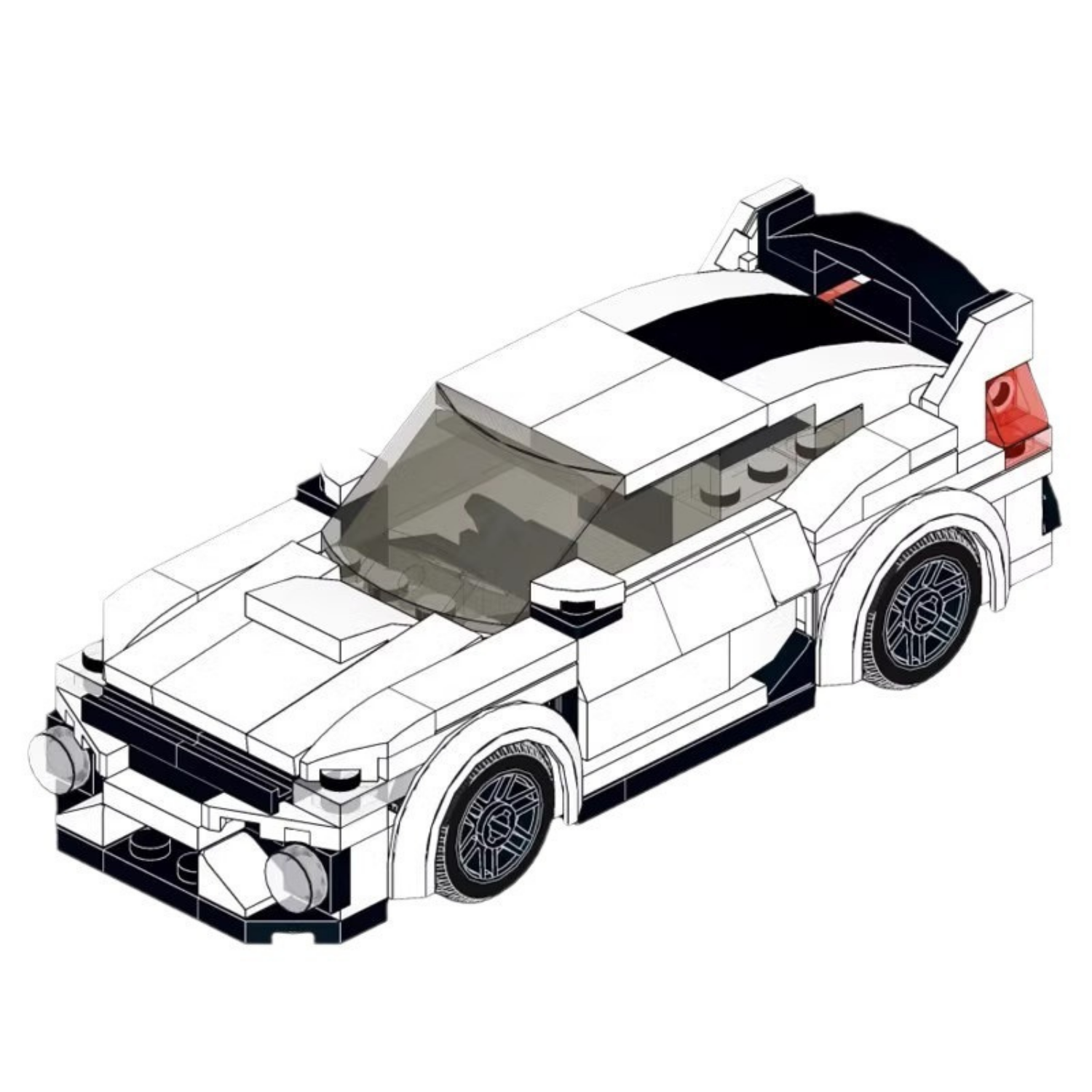 Honda Civic Type R Bloques De Construcción - 195 Pcs-6