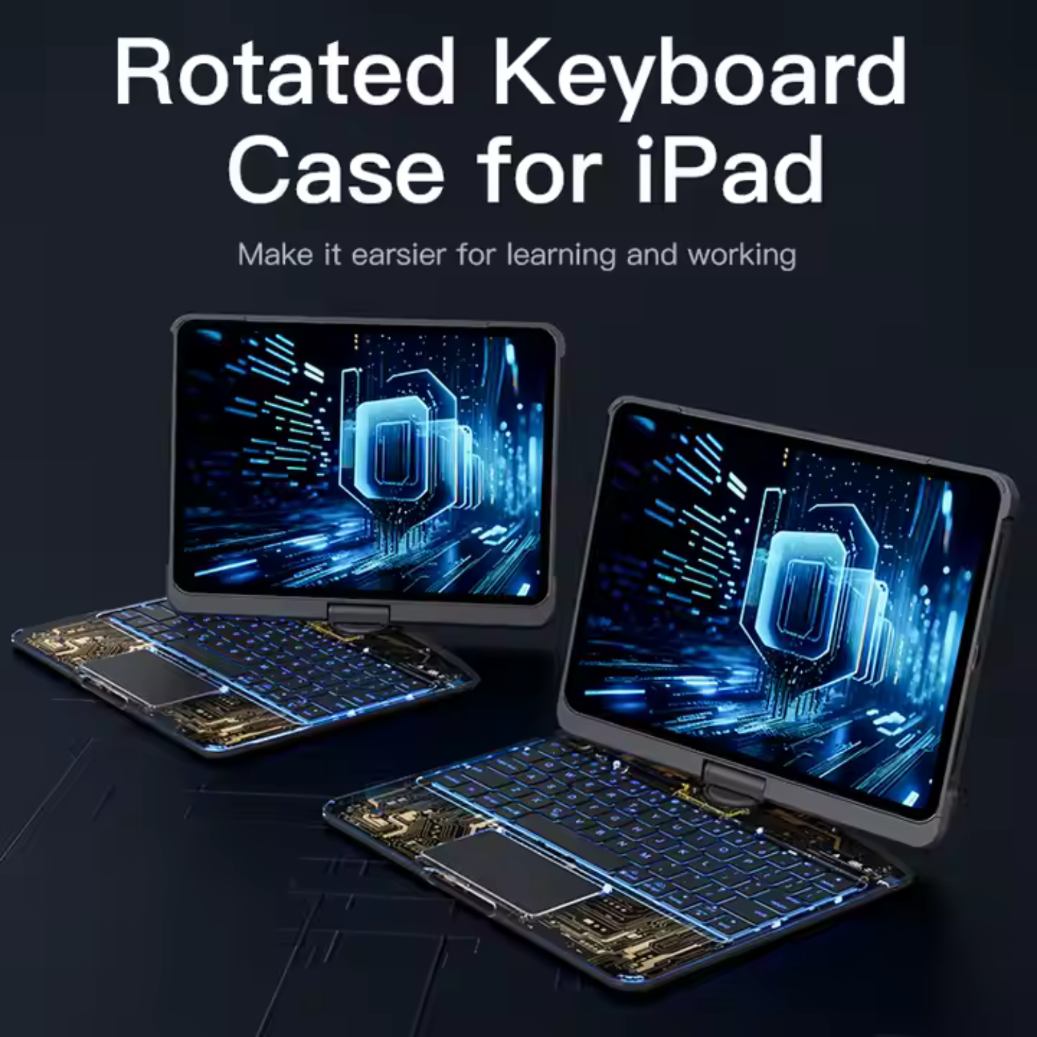 Funda Teclado 360 Para Ipad 10Gen / 11 Gen (A16)-5