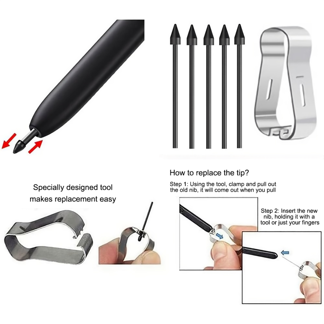 5 Puntas Repuesto Para Lápiz S Pen Samsung Galaxy-1
