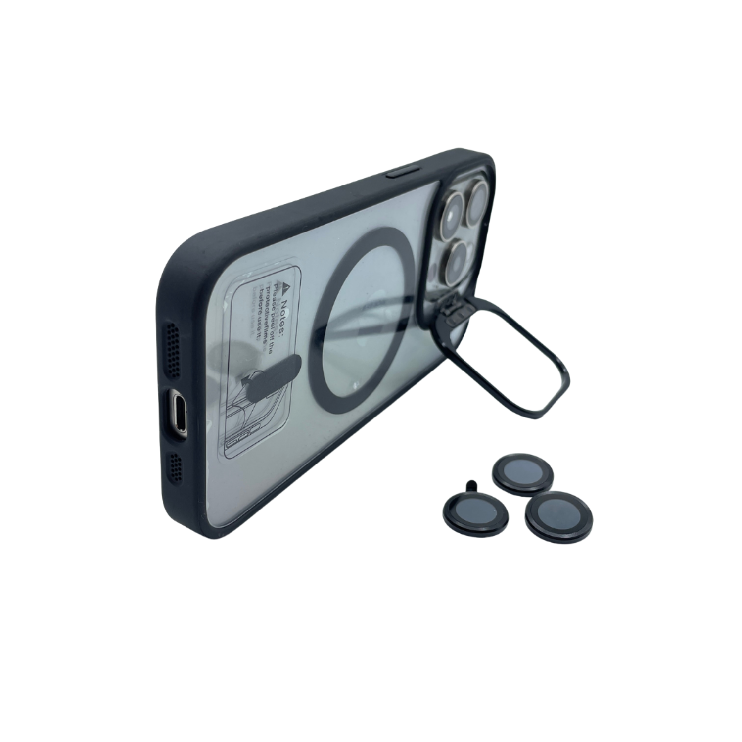 Carcasas Para iPhone 12 ProMax Magsafe Y Protector-2