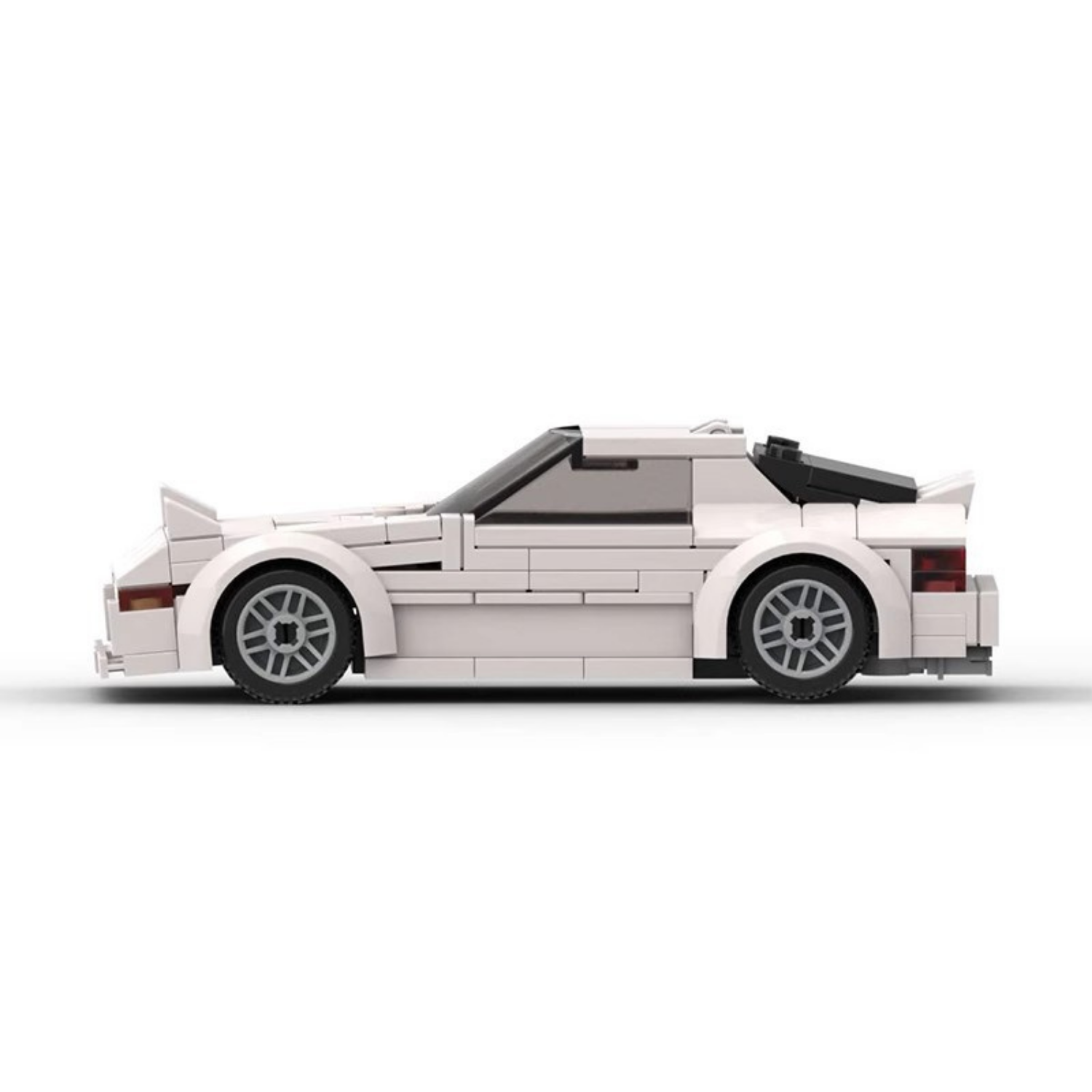 Mazda RX-7 Blanco Bloques De Construcción - 193 Pcs-3