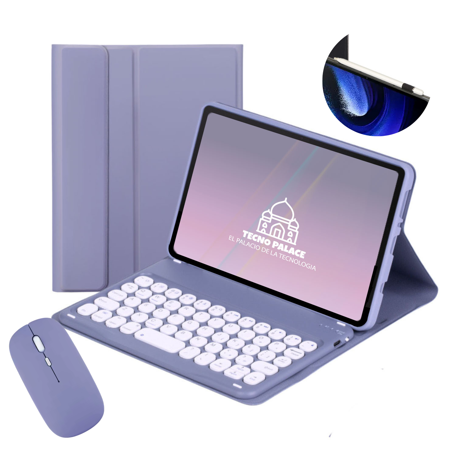 Funda Teclado 2.0 + Mouse Para Lenovo K11 2Gen TB336 - 11"-0
