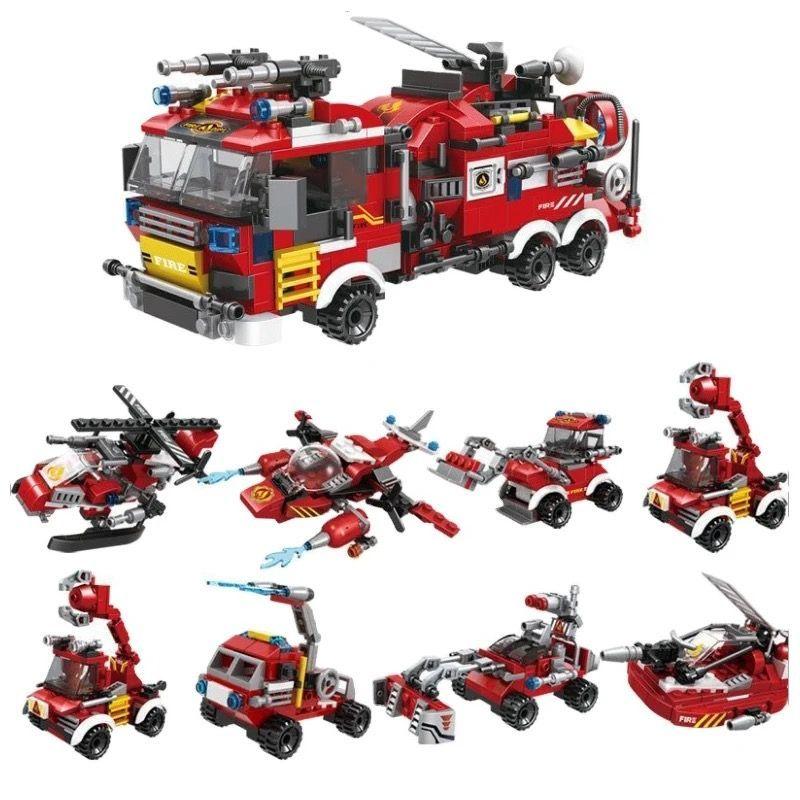 Camion De Bomberos 8 En 1 -0