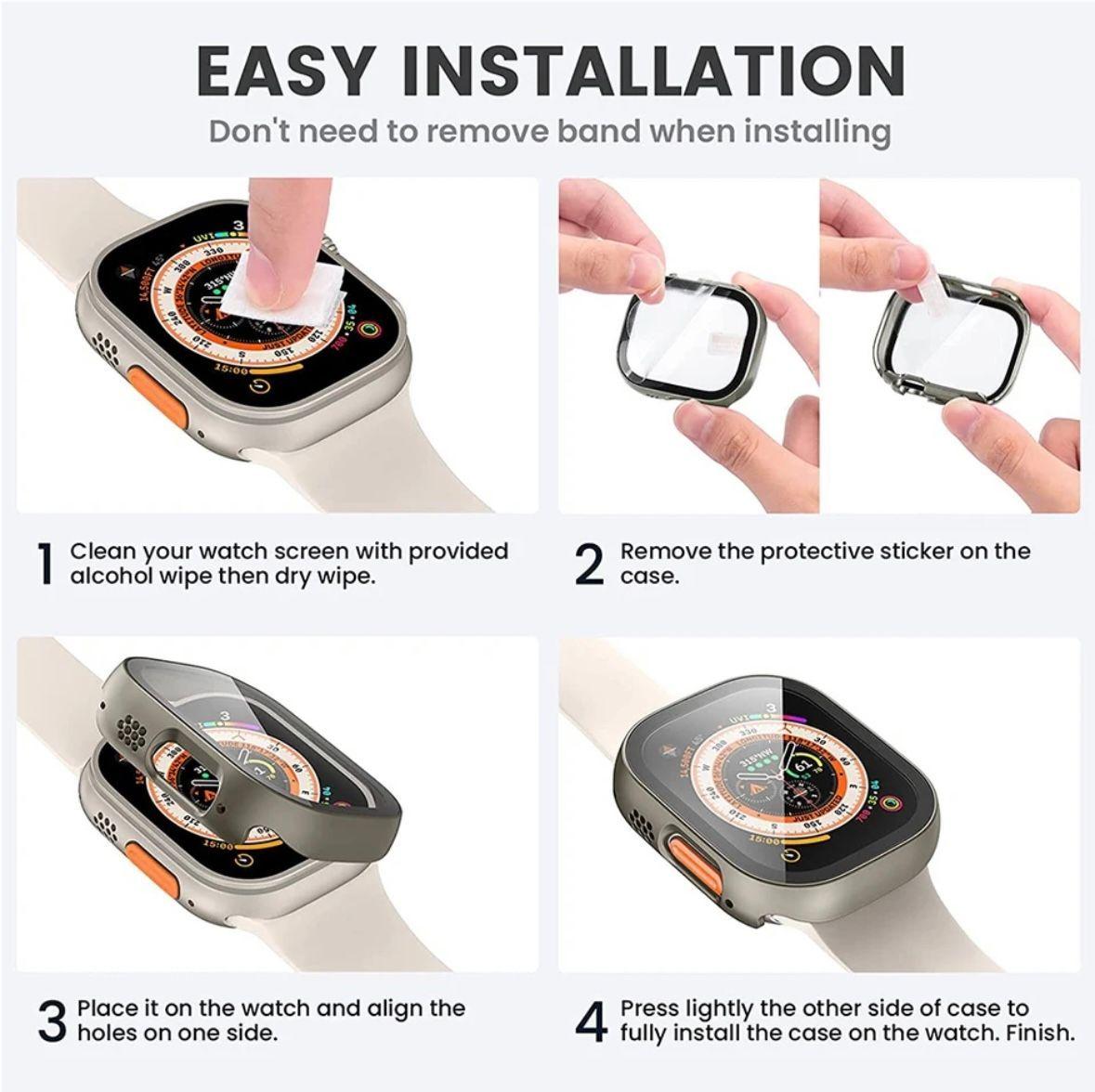 Protector De Apple Watch 49MM Vidrio Templado-2