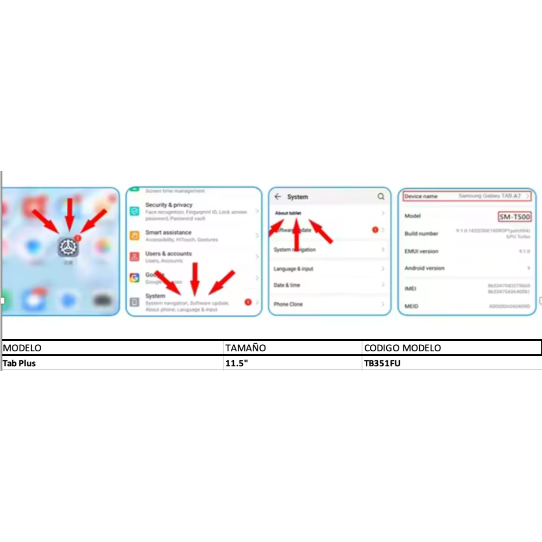 Funda Teclado TouchPad Para Lenovo Tab Plus 11.5"-1