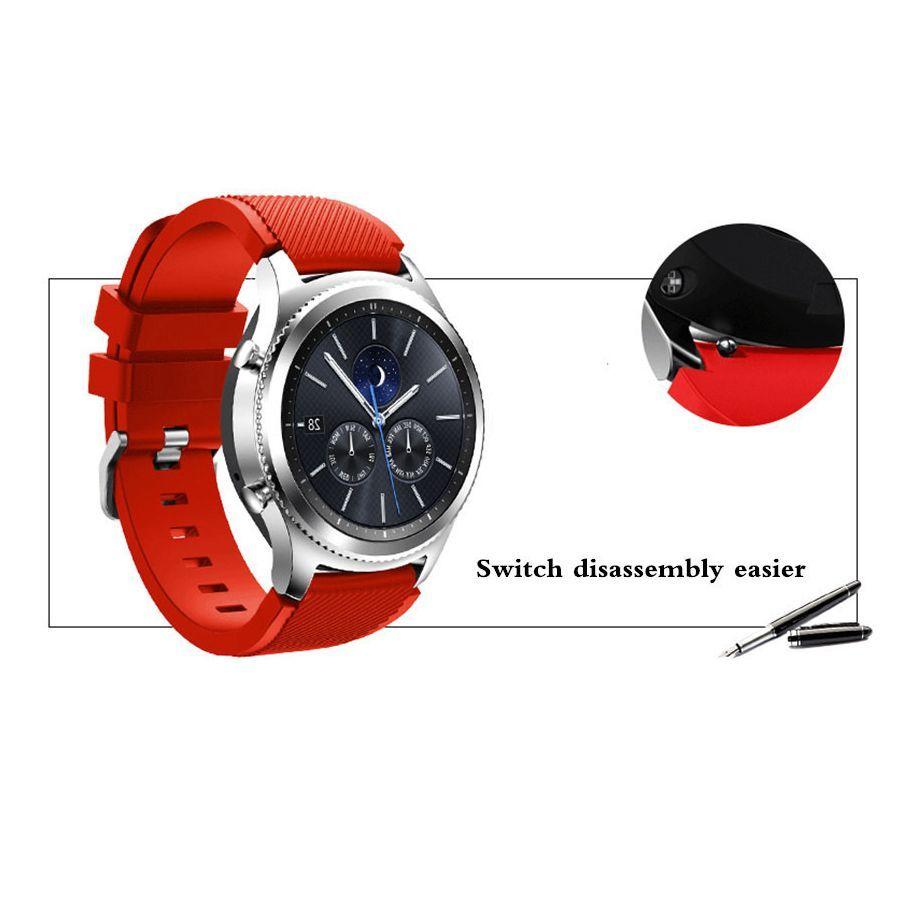 Correas Para Huawei Watch 5 - 46MM Silicona Clasica-5