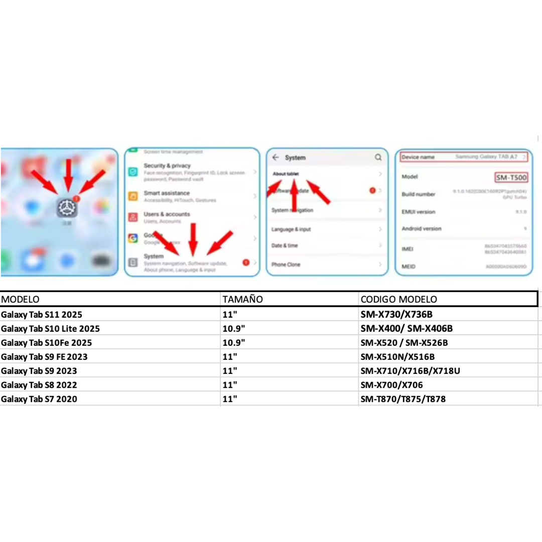 Funda Teclado Para Samsung S(11/10Lite/10FE/9FE/9/8/7)-2