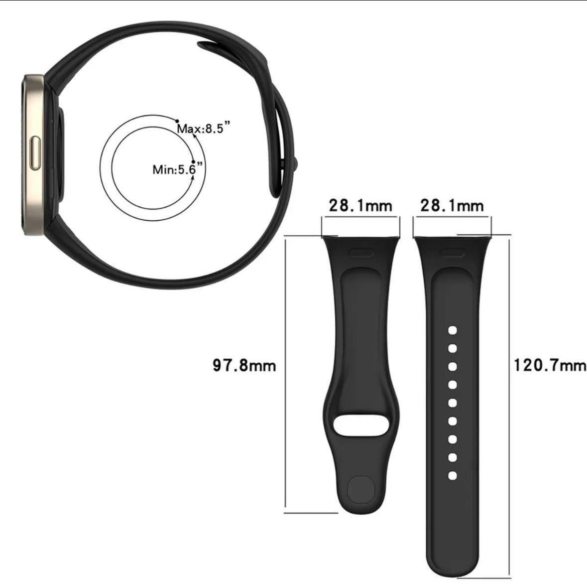Correas Silicona Compatible Con Redmi Watch 3-2