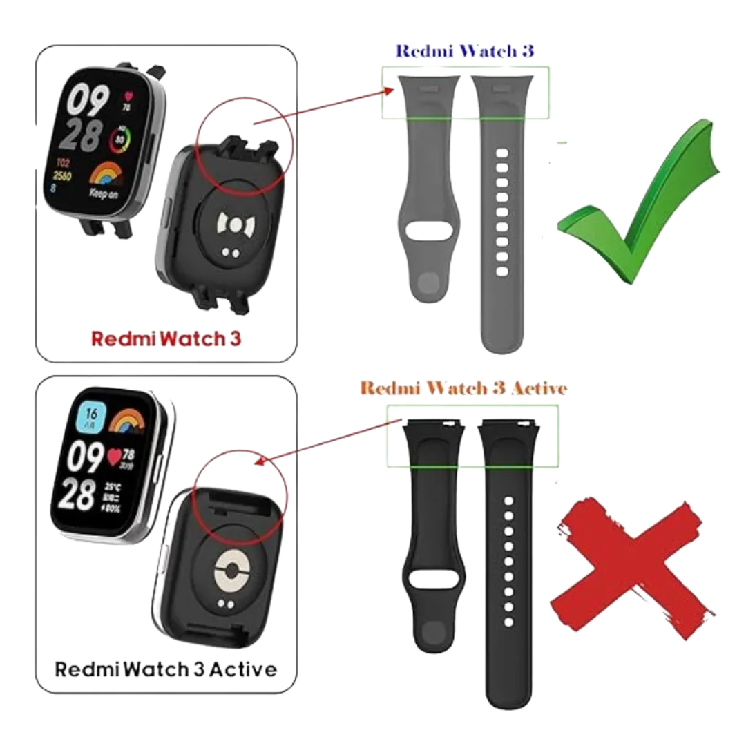 Correas Silicona Compatible Con Redmi Watch 3-1