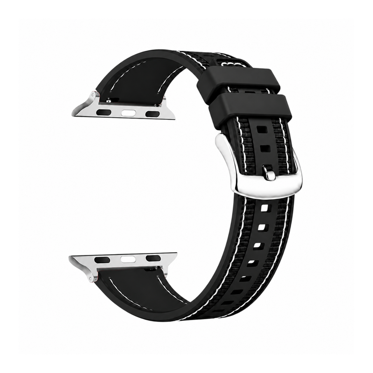 Correas Para Apple Watch Serie 12 - 42MM - Silicona Nylon-0