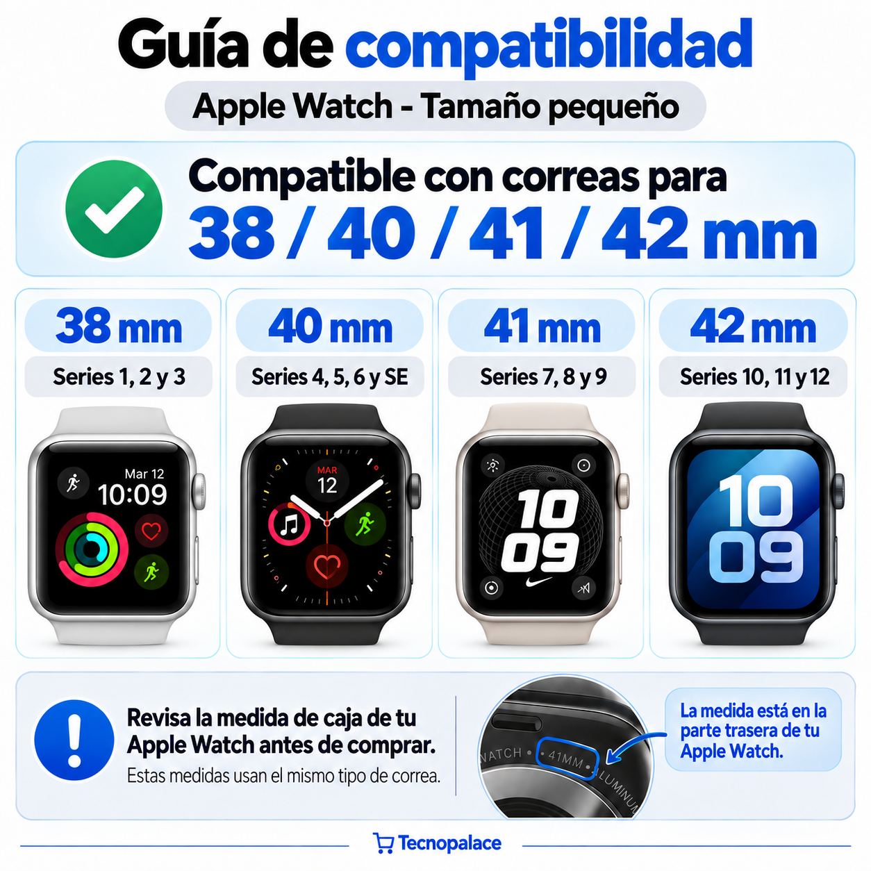 Correas Para Apple Watch Serie 12 - 42MM - Silicona Sport-1