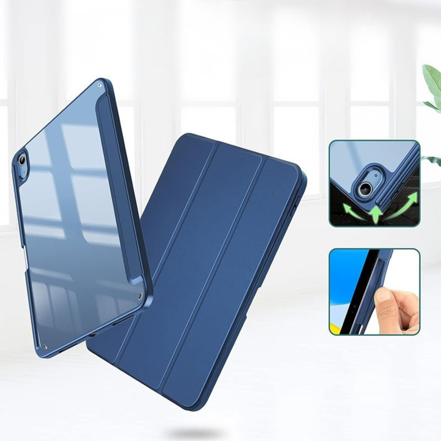 Funda Para Lenovo M11 TB330FU/XU Smart Cover Clear-4