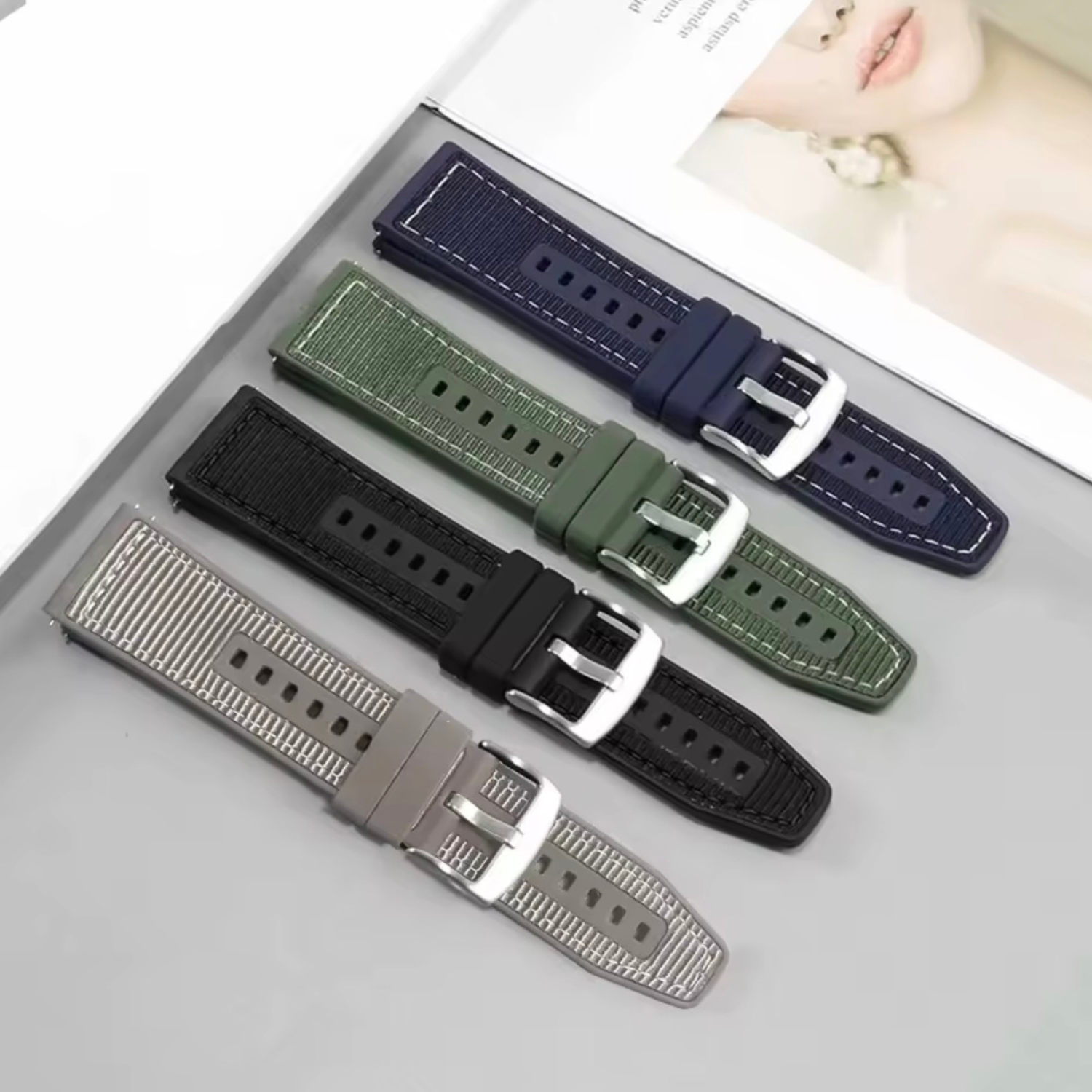 Correa Para Redmi Watch 5 Active / Lite Silicona Nylón-4