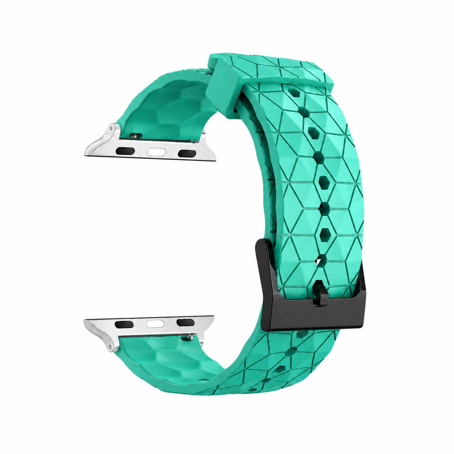 Correas Apple Watch Serie 12 - 46MM - Silicona Geometrica-0