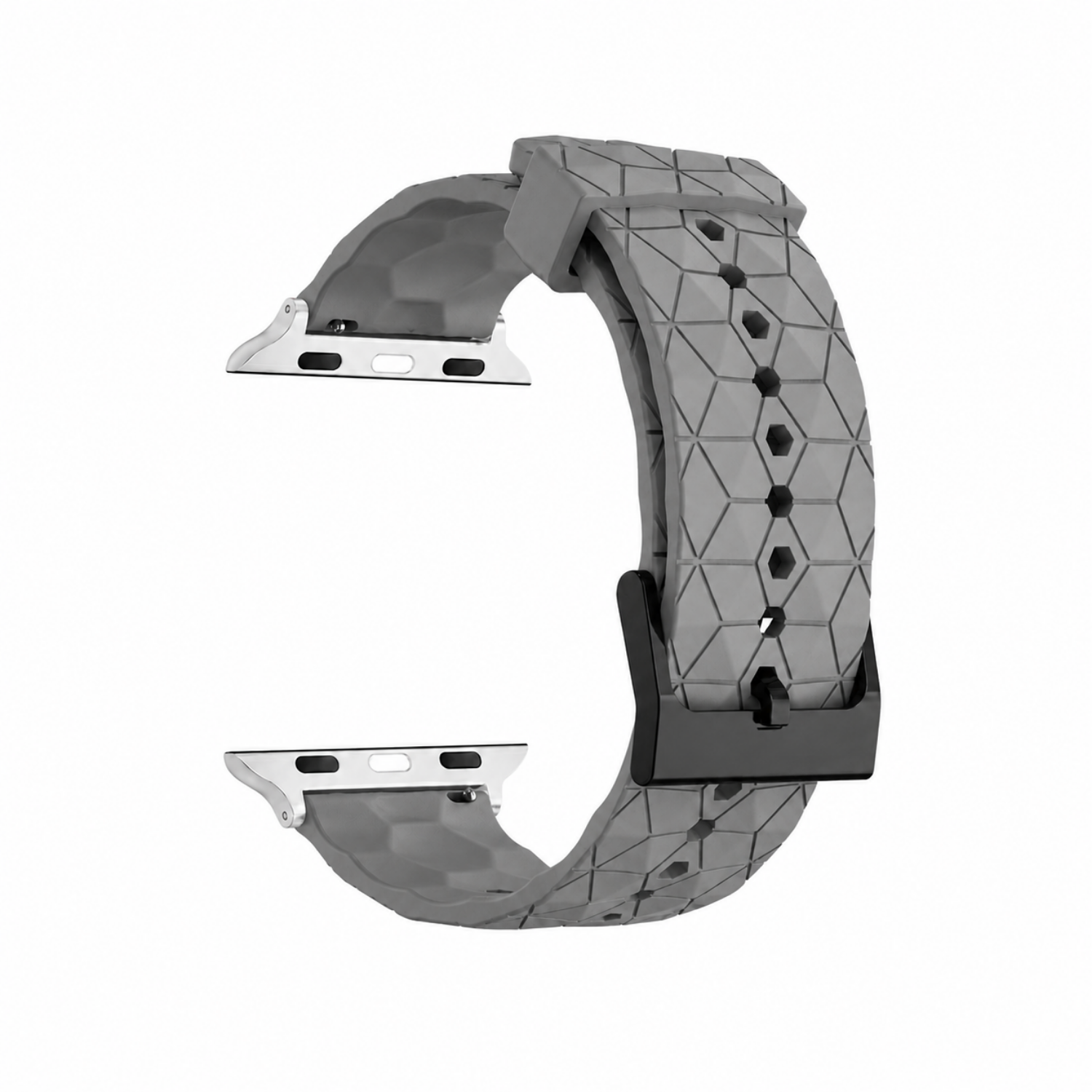 Correas Apple Watch Serie 12 - 46MM - Silicona Geometrica-0