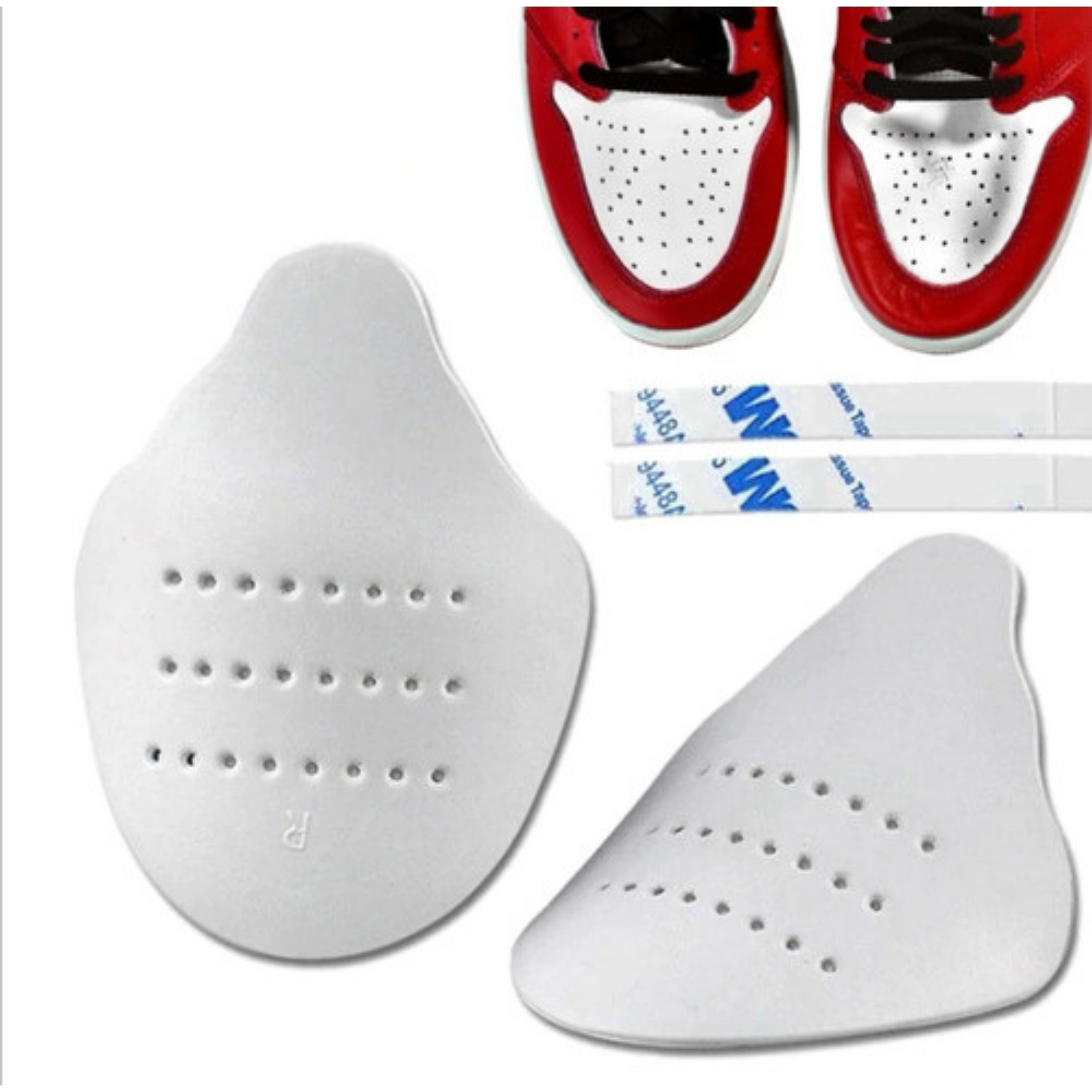 Pack Shield Protector Anti-arruga Goma + Hormador Para Zapatillas-2
