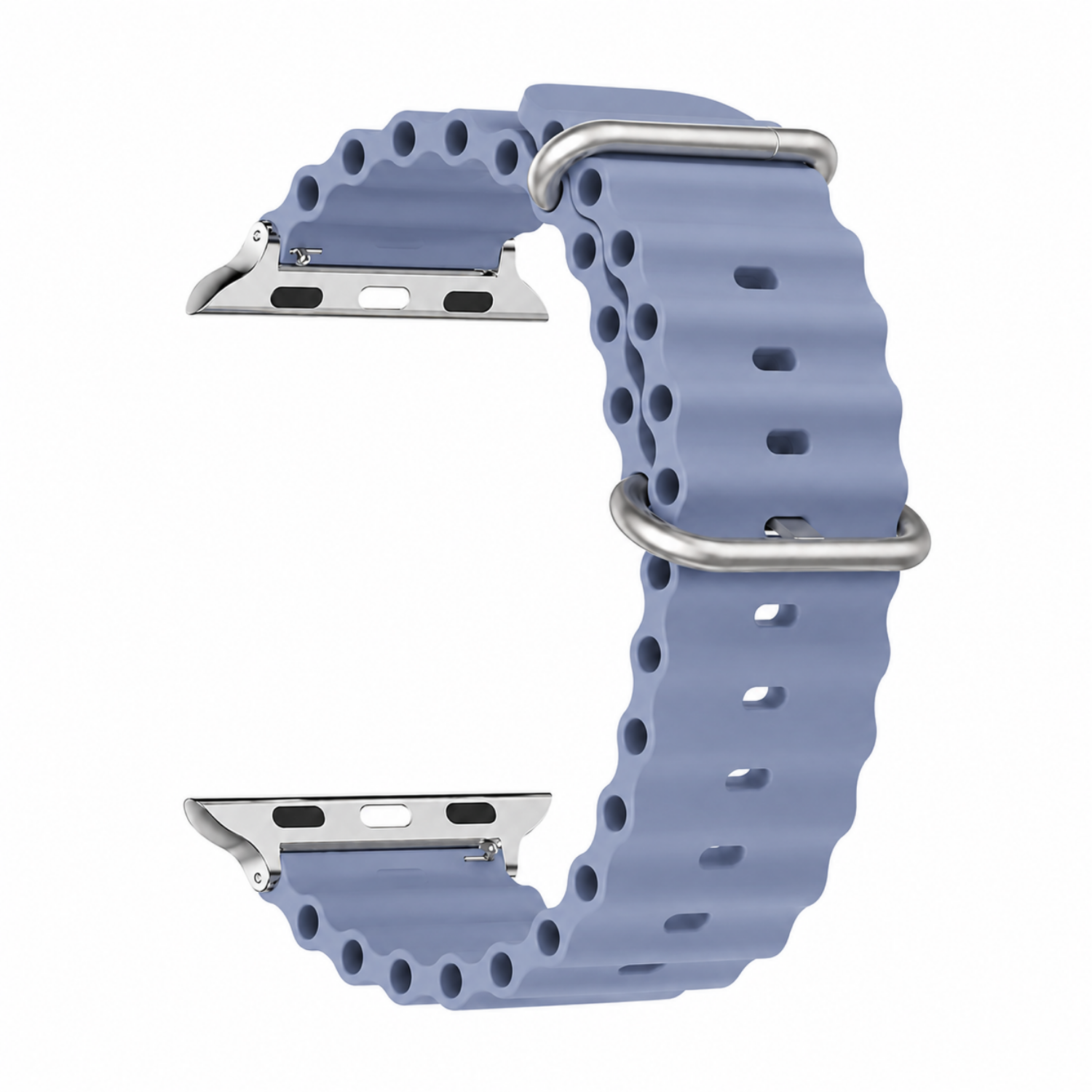 Correas Para Apple Watch Serie 9 - 45MM - Silicona Ocean-0