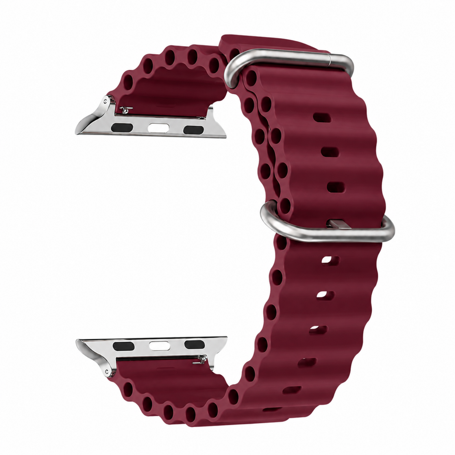 Correas Para Apple Watch Serie 9 - 45MM - Silicona Ocean-0