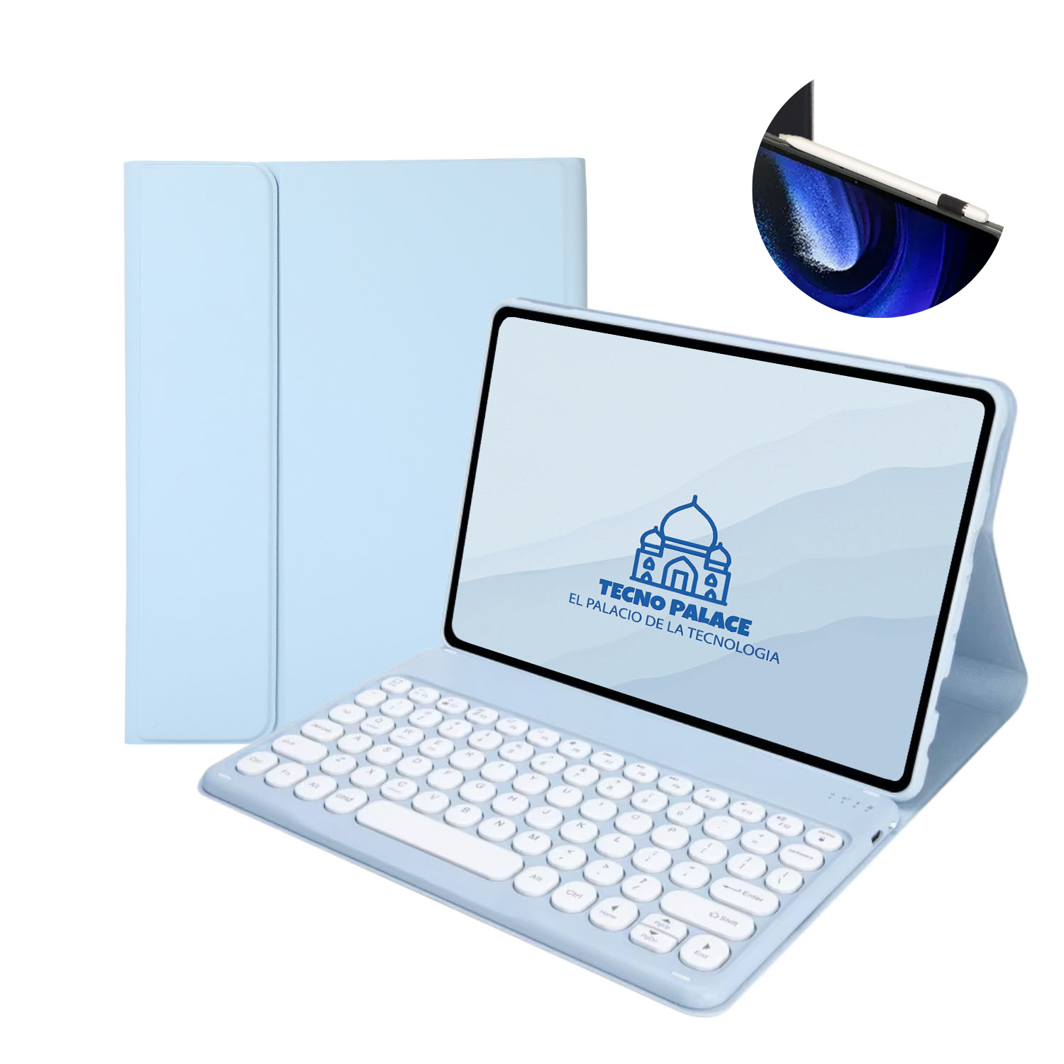 Fundas Con Teclado 2.0 Para Lenovo Tab M11/K11 Plus 11.45"-0