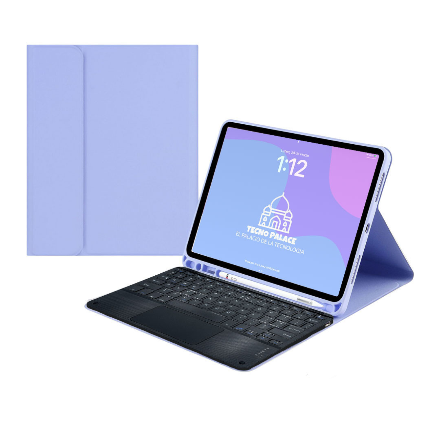 Funda Teclado Con TouchPad Para Pad Mini 6/7 A17Pro-0