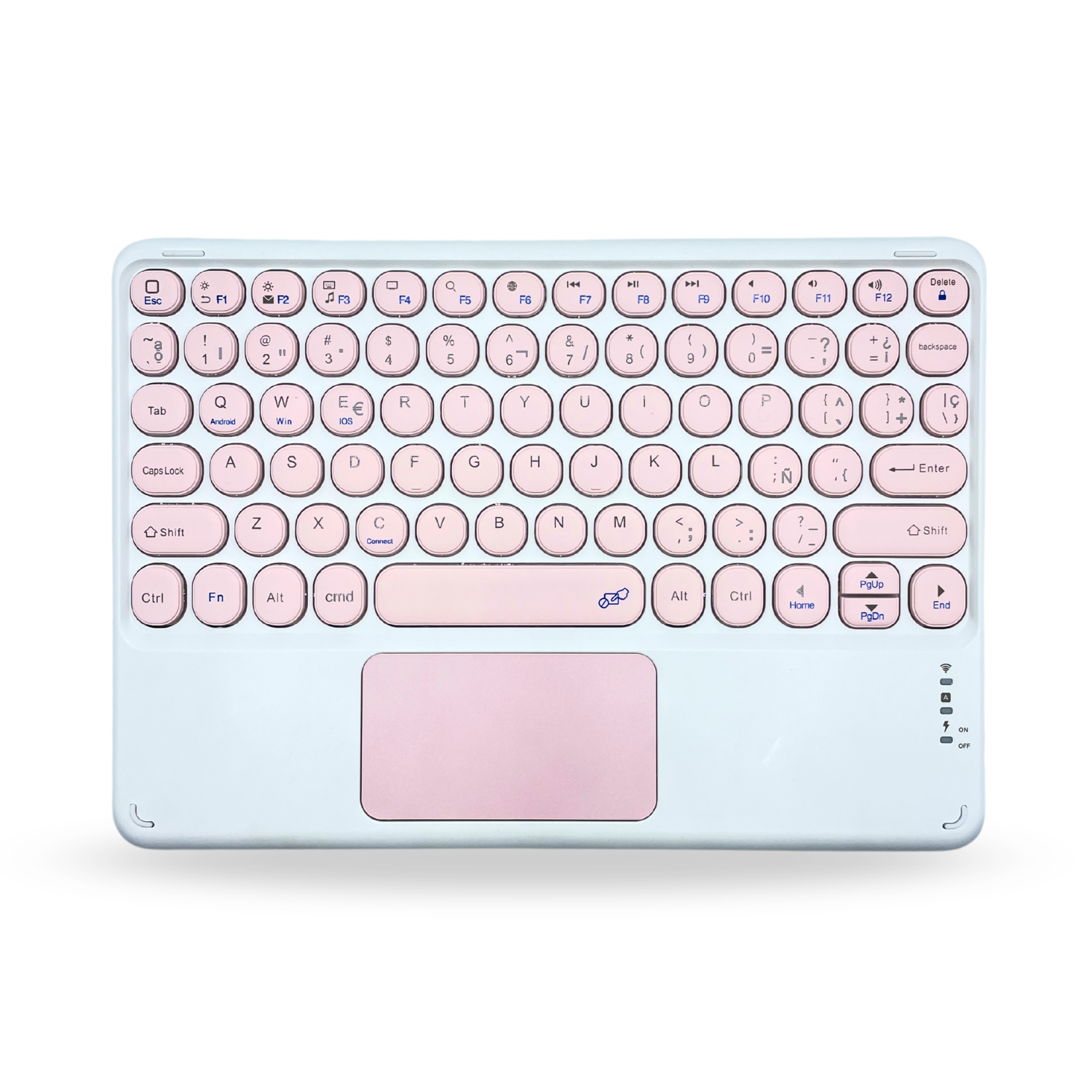 Teclado TouchPad 2.0 Para iPad, Tablet, Tv 10" Pulgadas-0