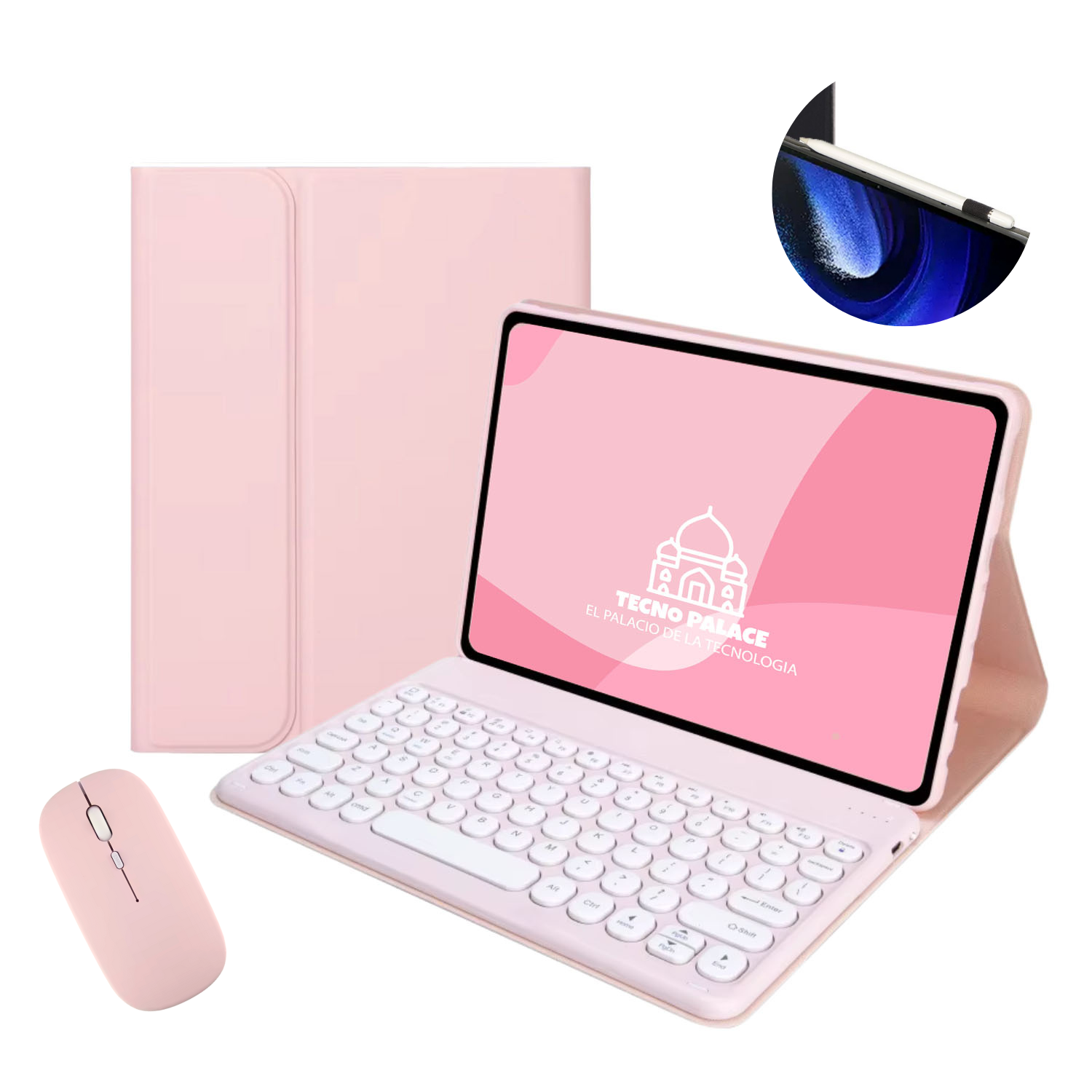 Funda Teclado 2.0 + Mouse Para Lenovo Tab M11/K11 Plus 11.45"-1