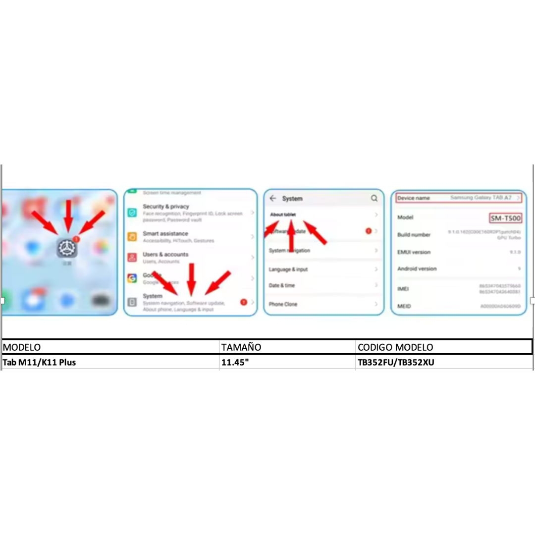 Funda Teclado 2.0 + Mouse Para Lenovo Tab M11/K11 Plus 11.45"-2