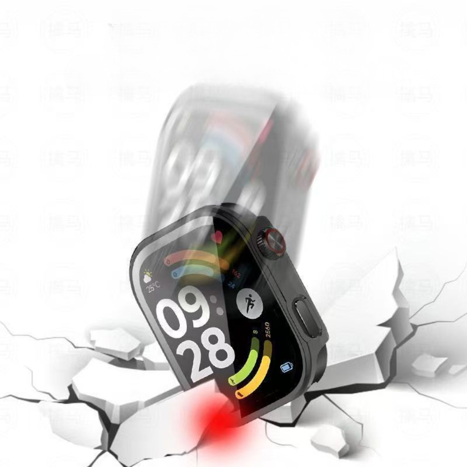 Protector Para Redmi Watch 6 Carcasa Vidrio 360-1