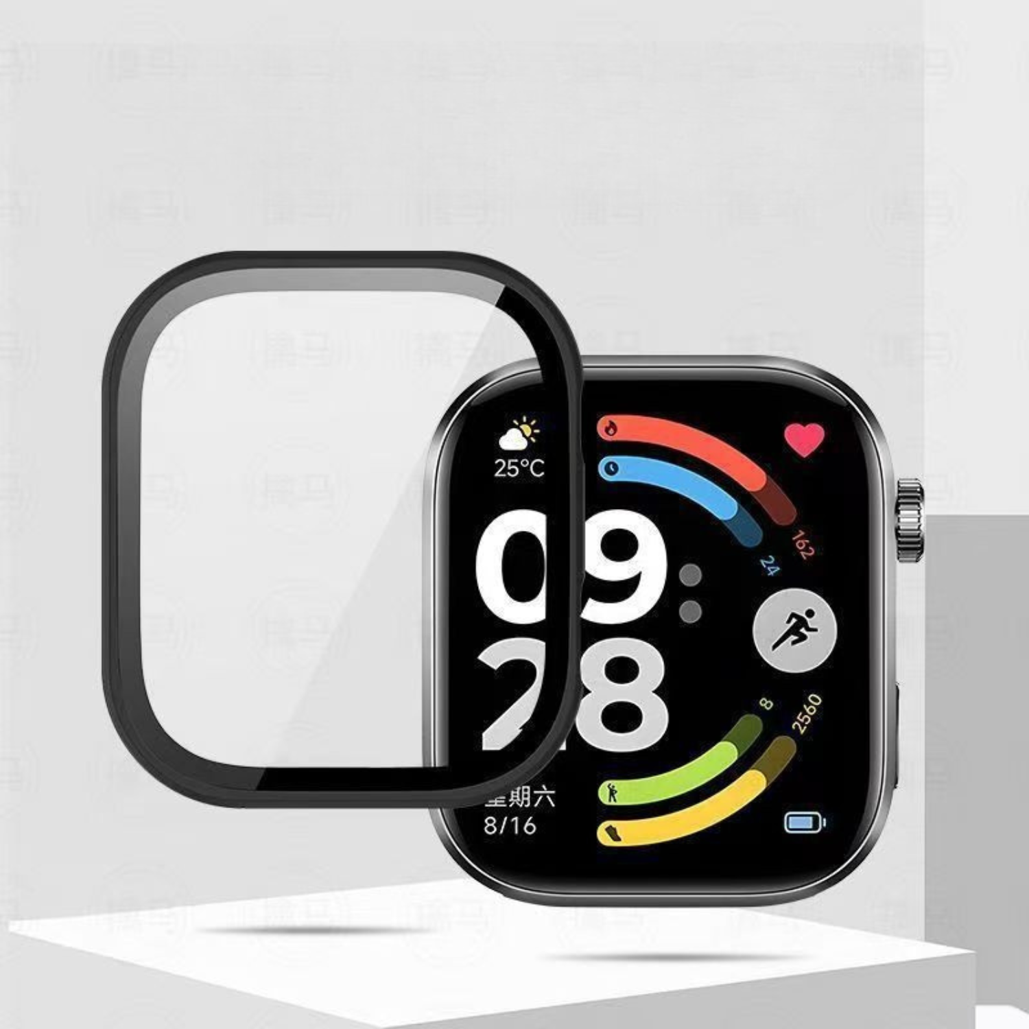 Protector Para Redmi Watch 6 Carcasa Vidrio 360-2