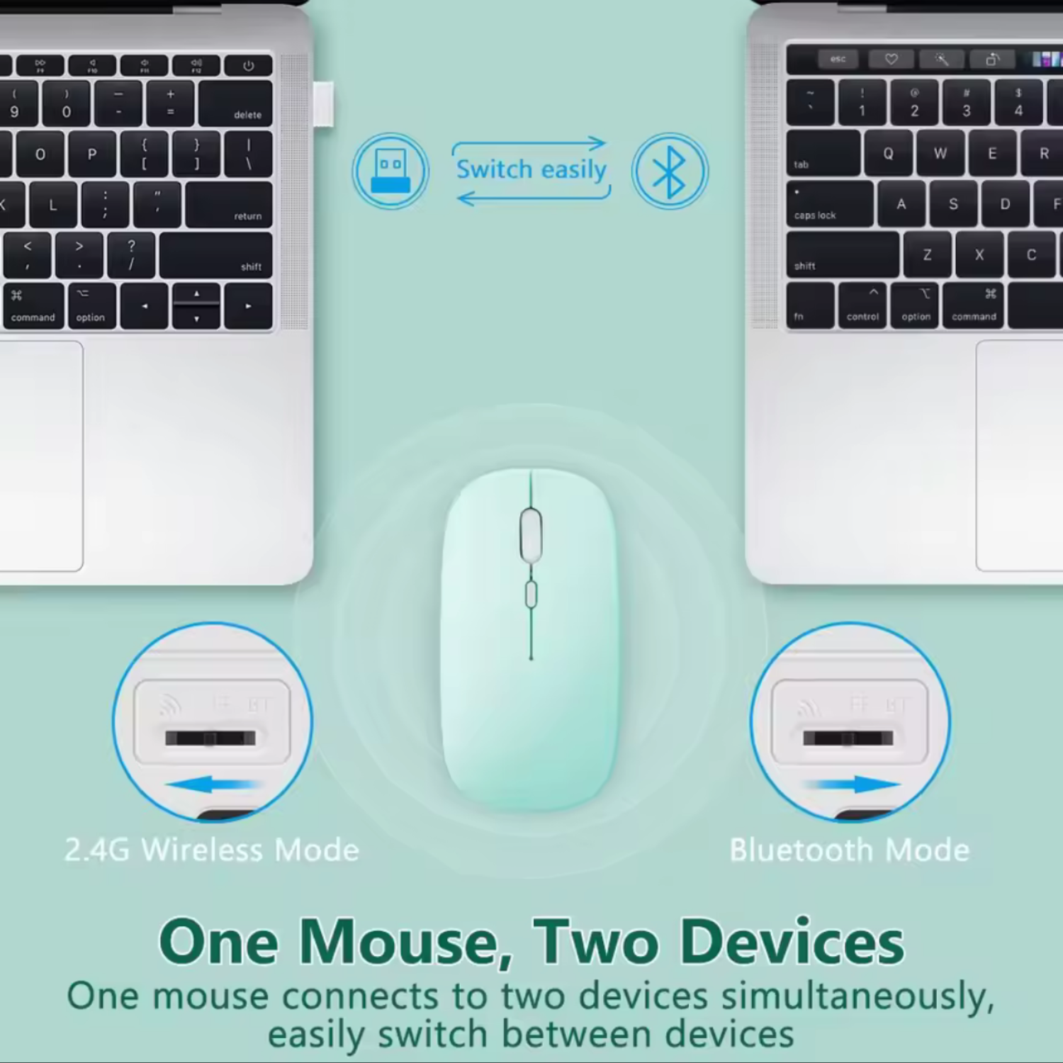 Teclado TouchPad + Mouse Para iPad, Tablet, Tv 7" Pulgadas-3