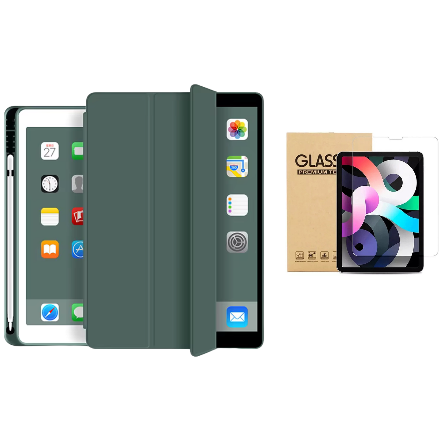Funda + Lamina Vidrio iPad Air 13 (2024/25)-0