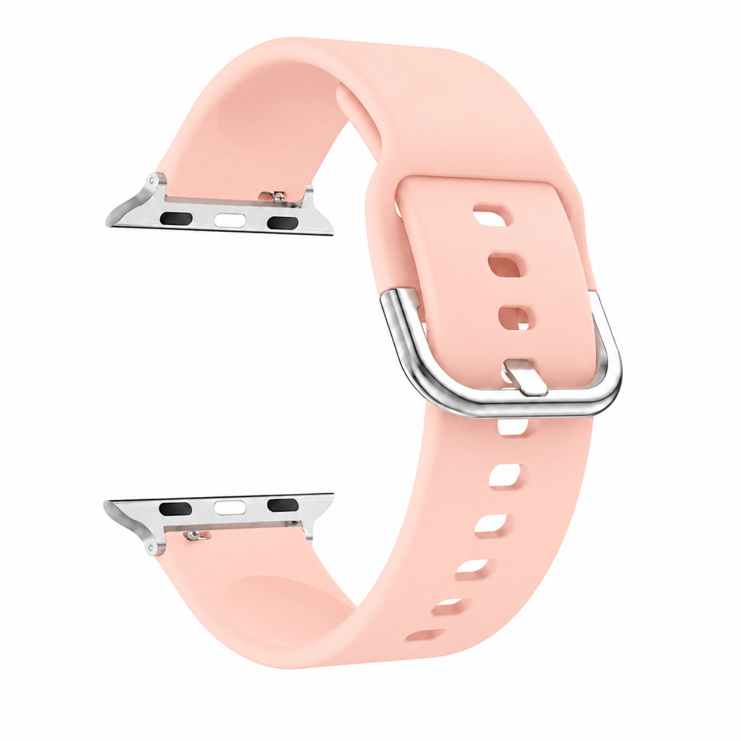 Correas Apple Watch Serie 12 - 46MM - Silicona Con Hebilla-0